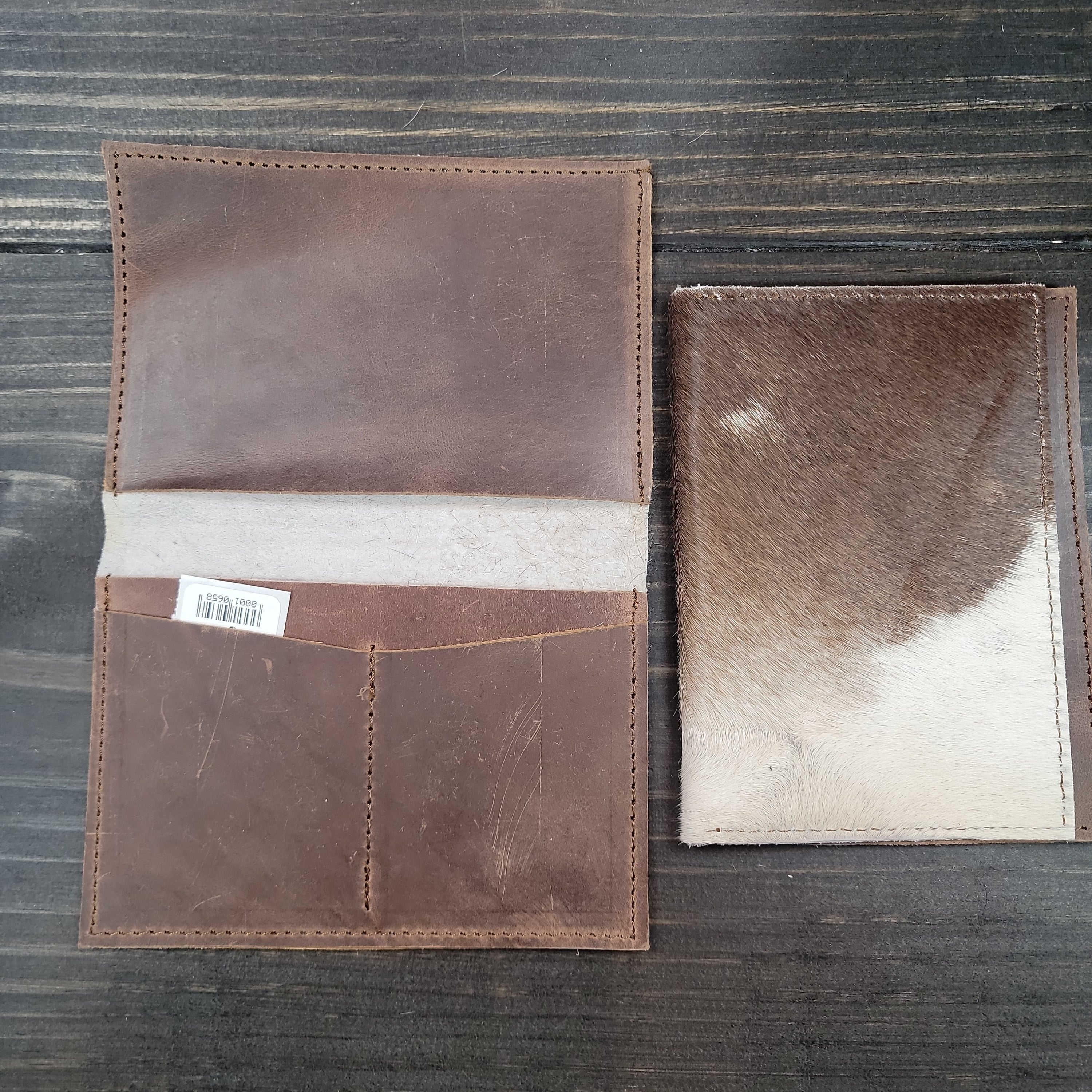 Personalized Branded Cowhide Passport Books