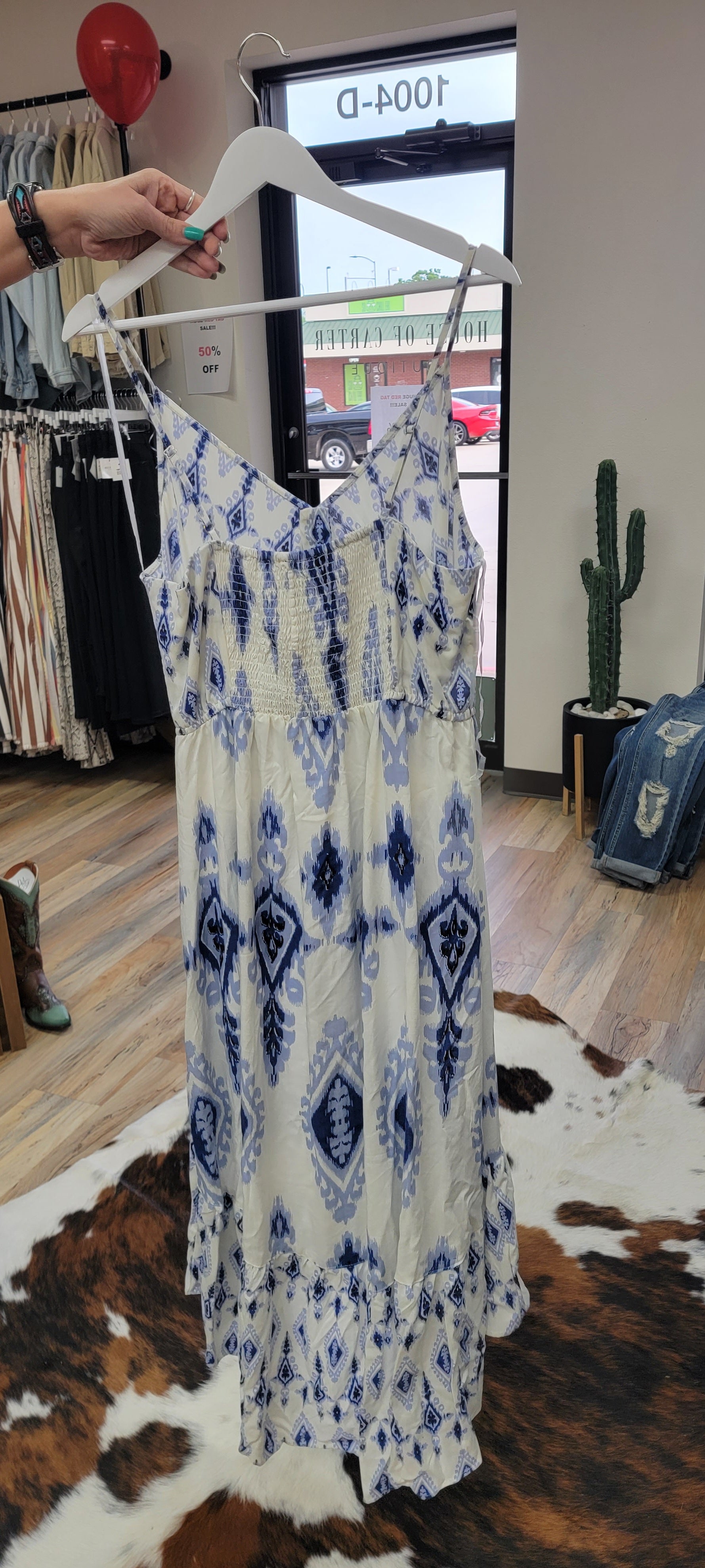 Cool River Flow Dress Plus