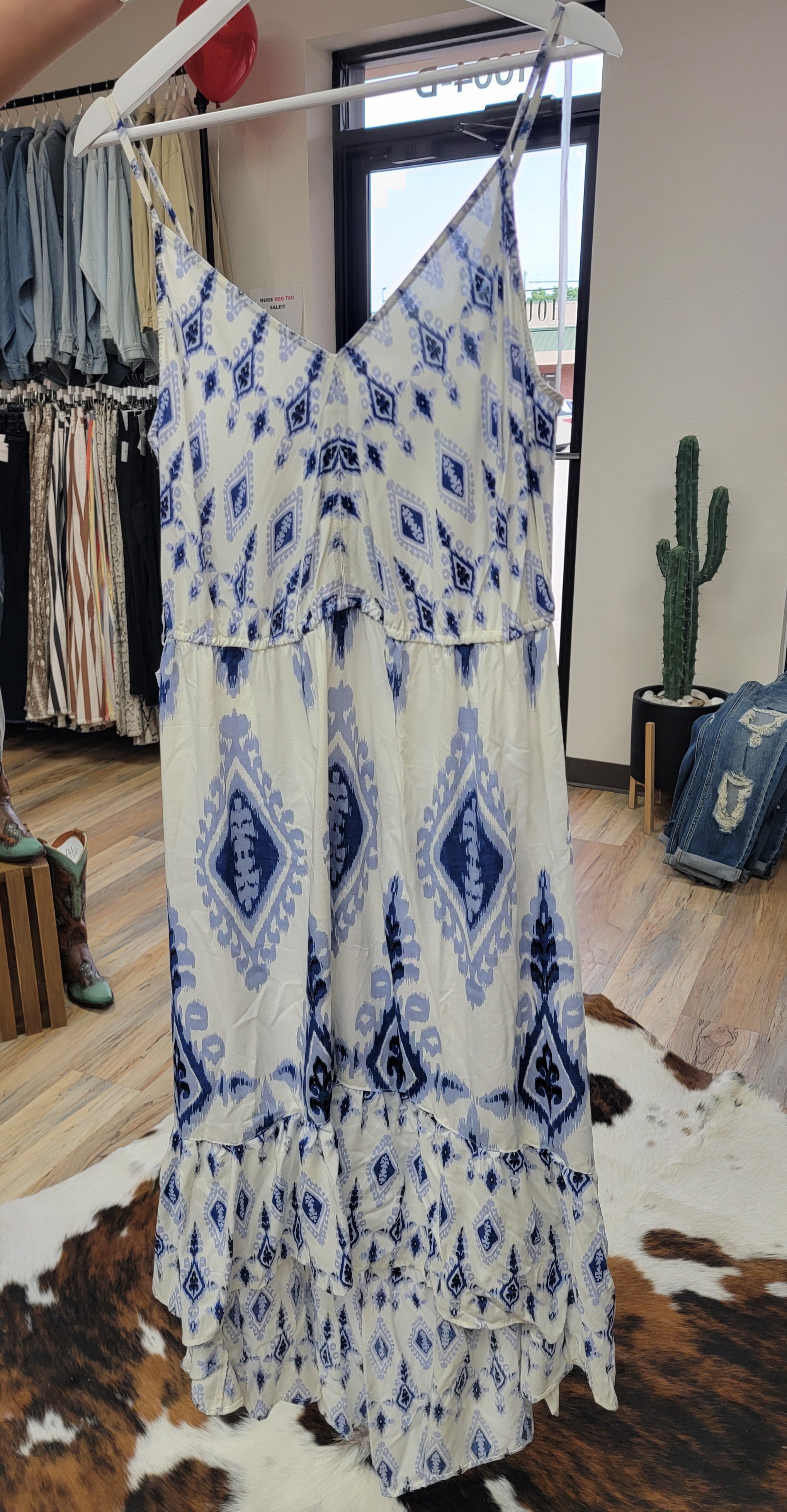 Cool River Flow Dress Plus