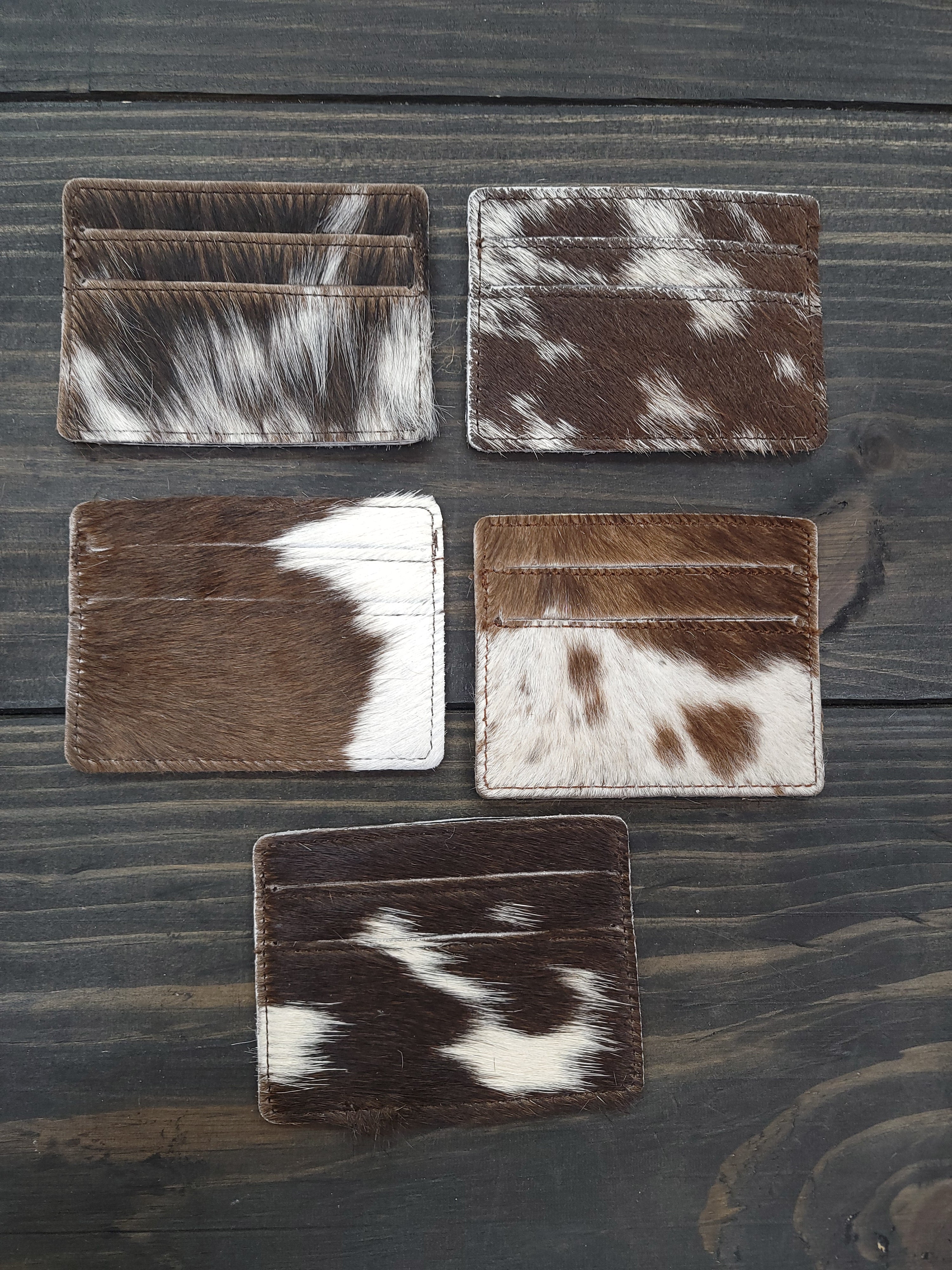 COWHIDE CREDIT CARD HOLDER/WALLET