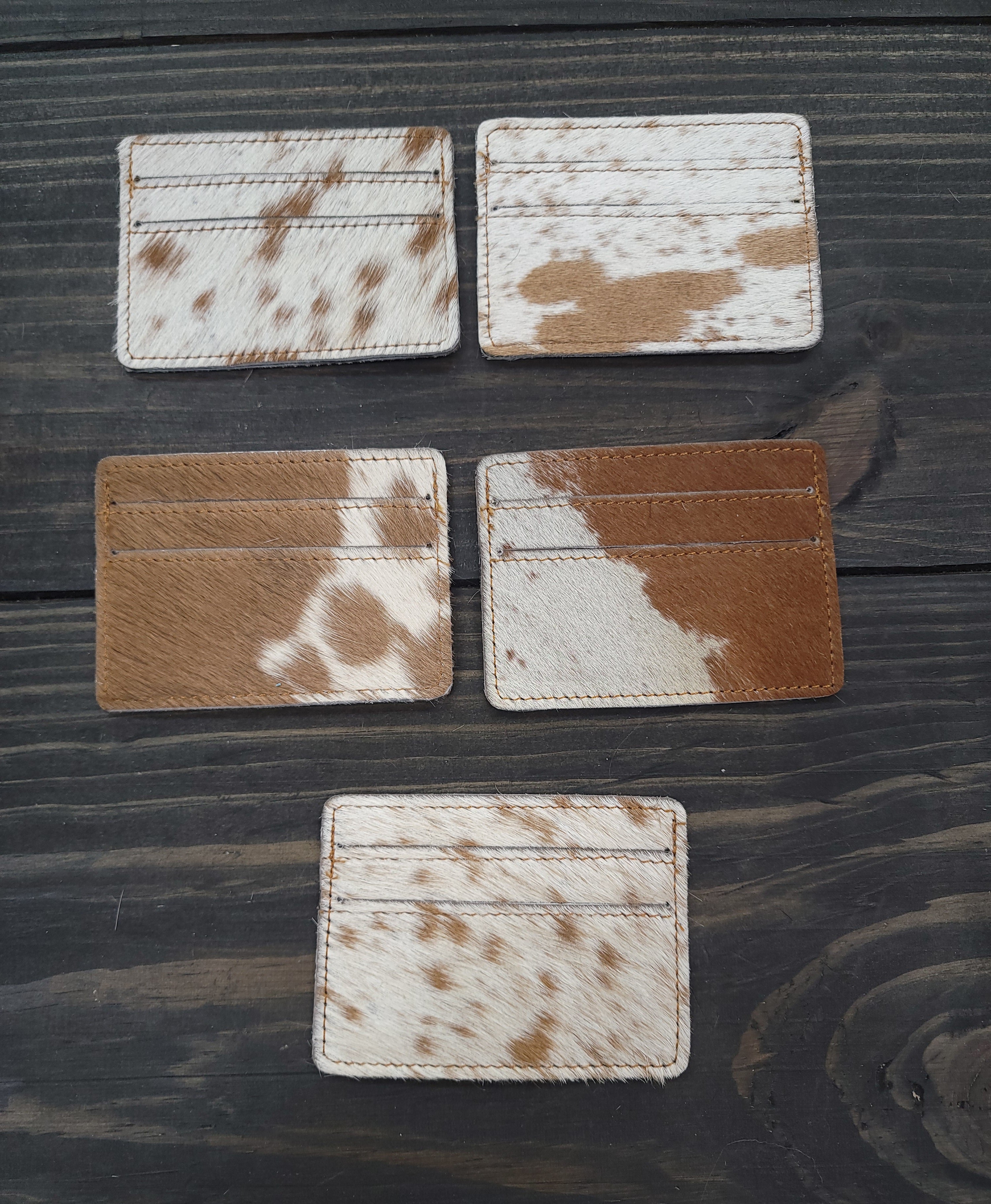 COWHIDE CREDIT CARD HOLDER/WALLET