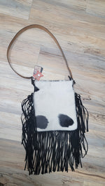 Load image into Gallery viewer, Horns &amp; Halo Fringe Crossbody
