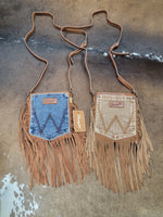 Load image into Gallery viewer, Wrangler Pocket Crossbody with Fringe Purse
