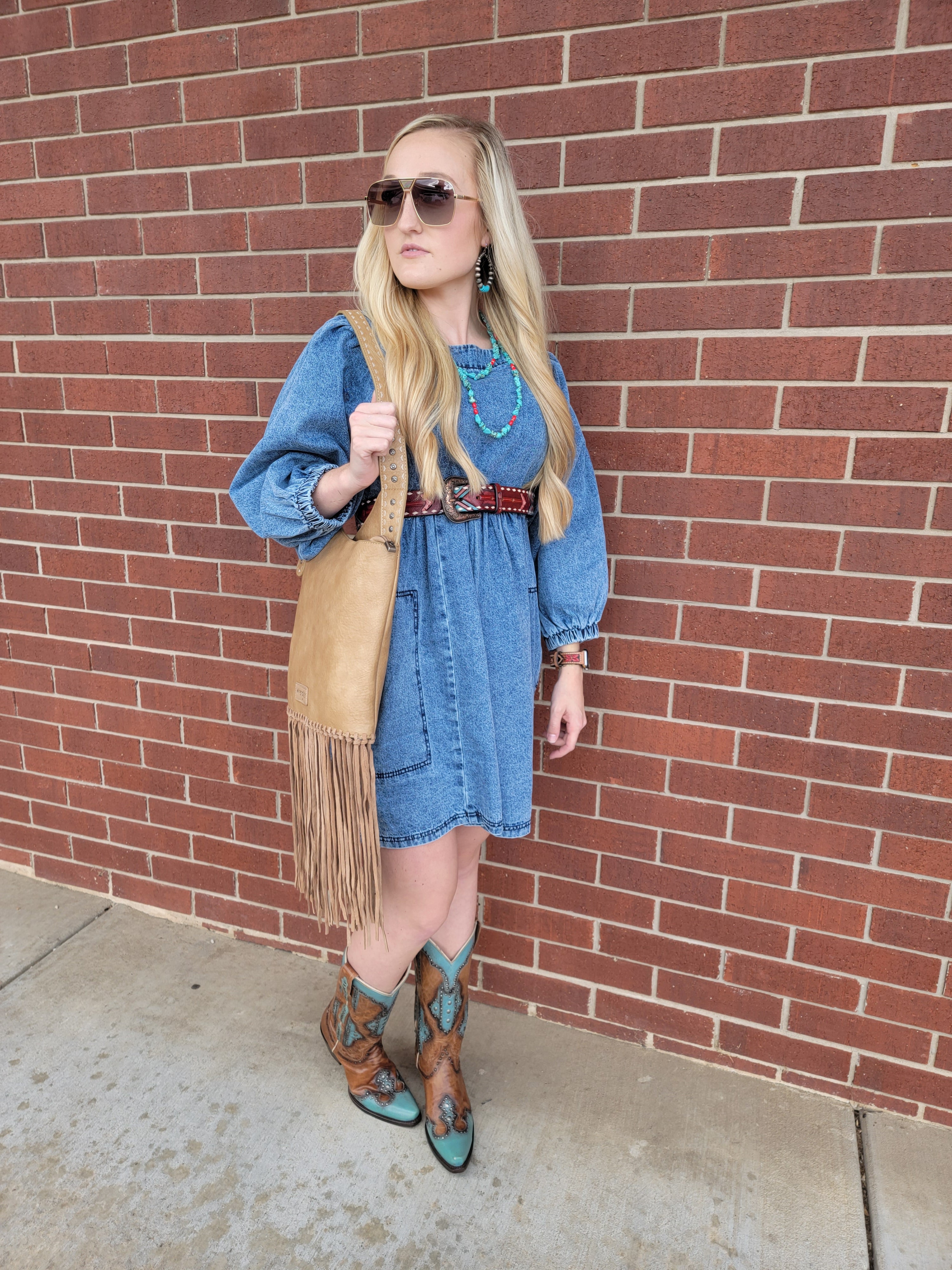 Daisy Denim Dress