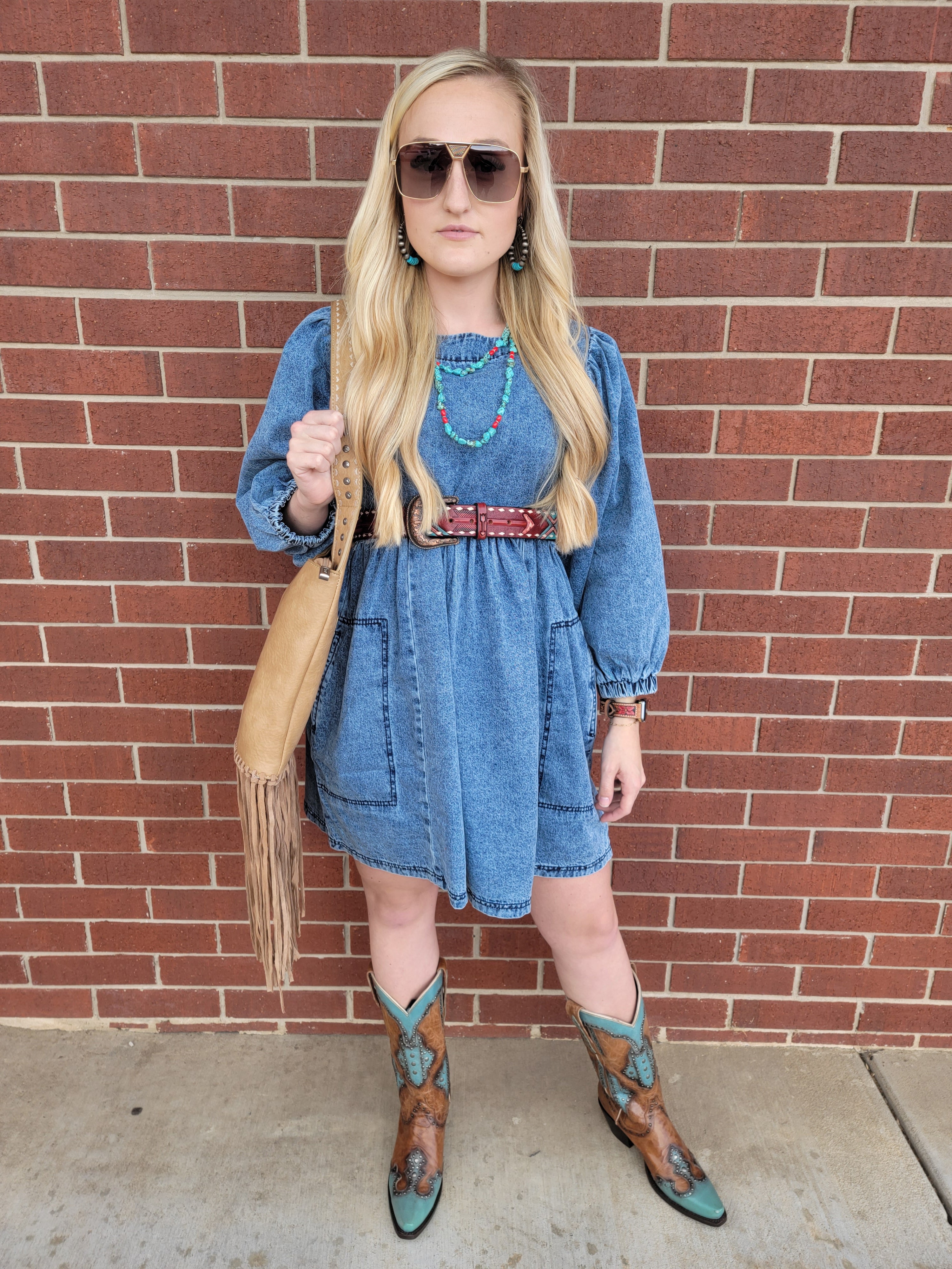 Daisy Denim Dress