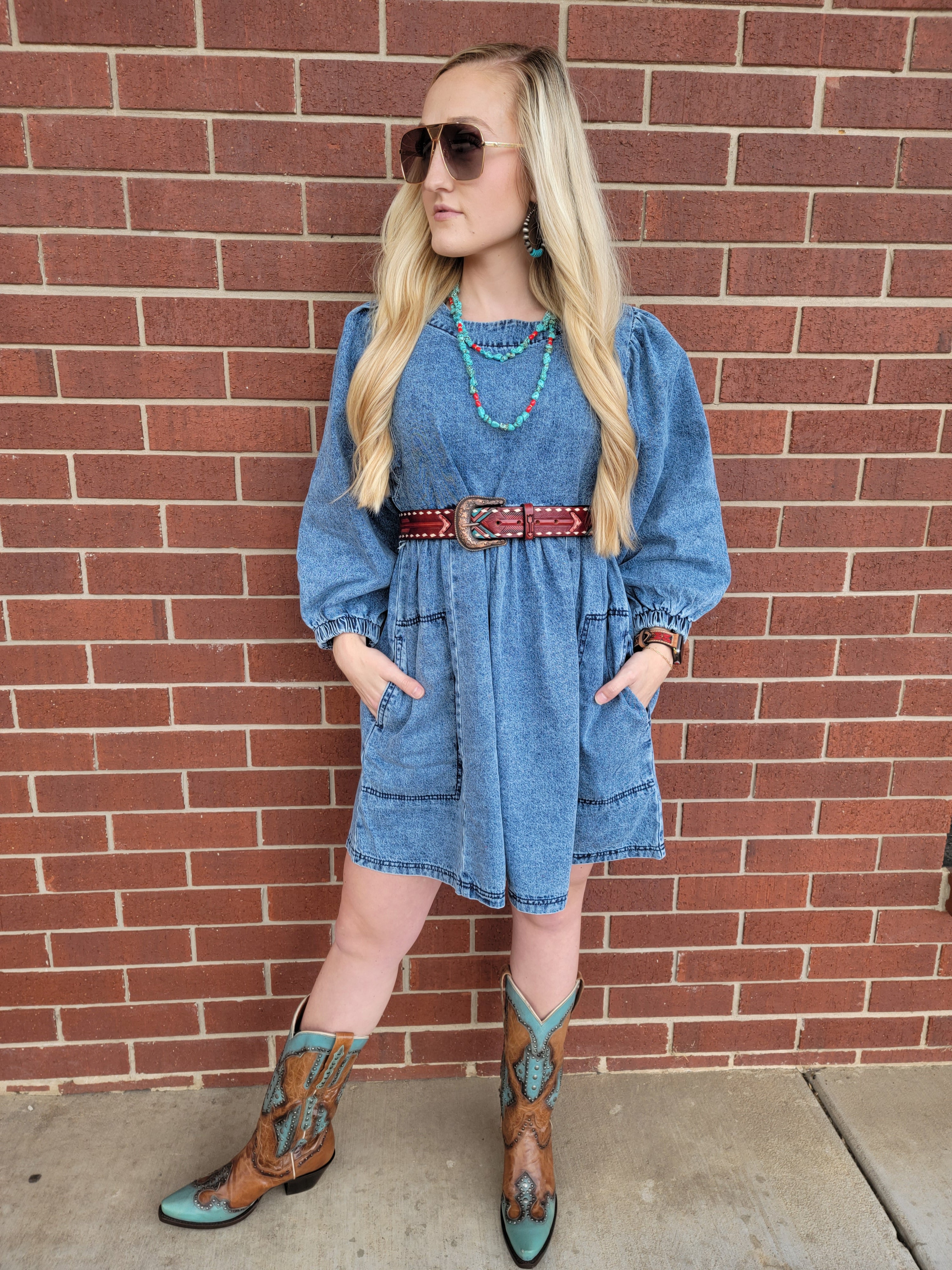 Daisy Denim Dress