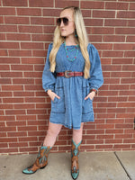 Load image into Gallery viewer, Daisy Denim Dress
