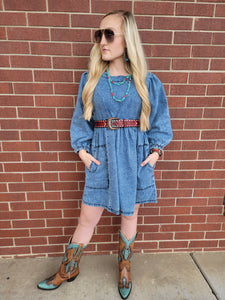 Daisy Denim Dress