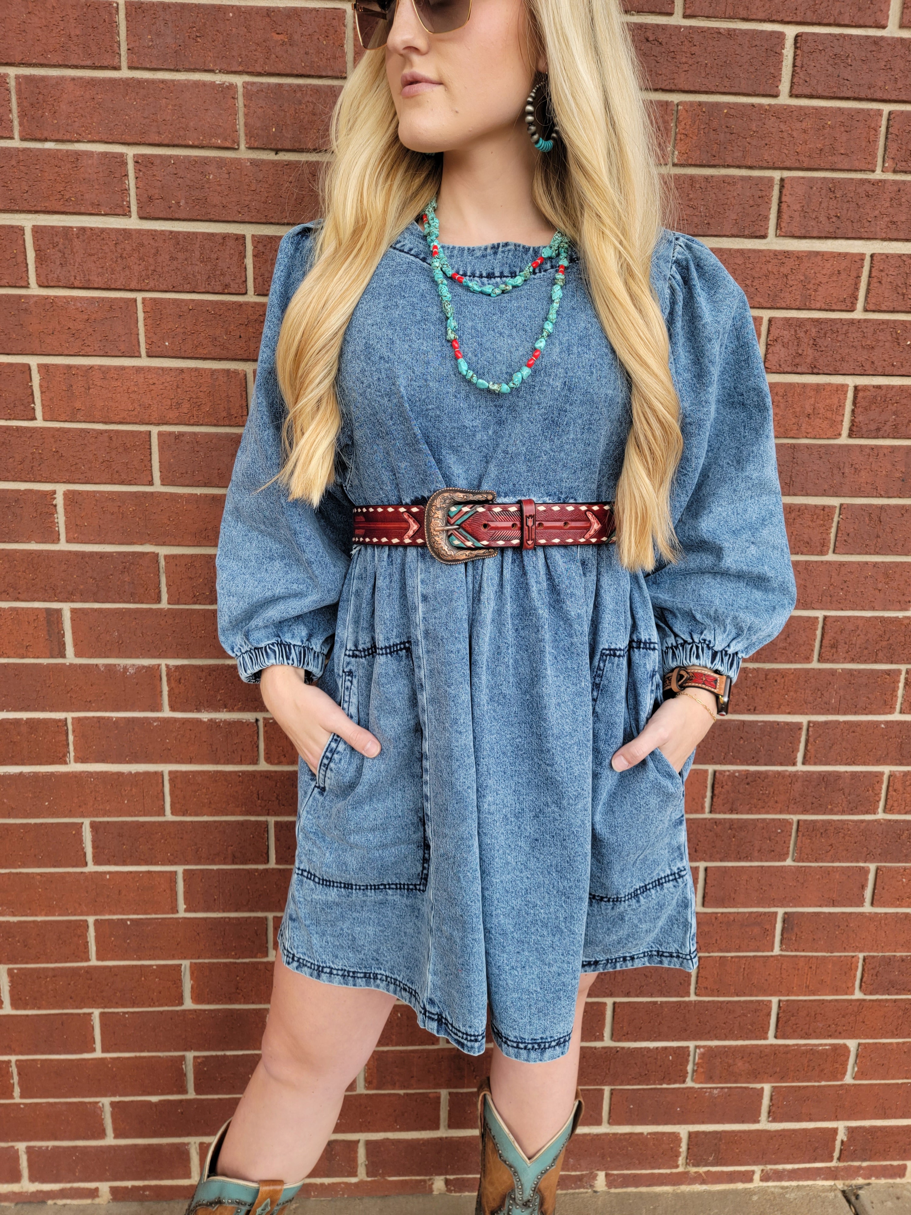 Daisy Denim Dress