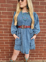 Load image into Gallery viewer, Daisy Denim Dress
