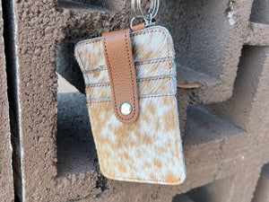 COWHIDE BANGLE WALLET