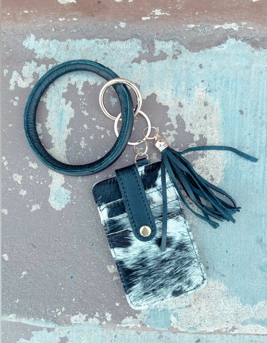 COWHIDE BANGLE WALLET