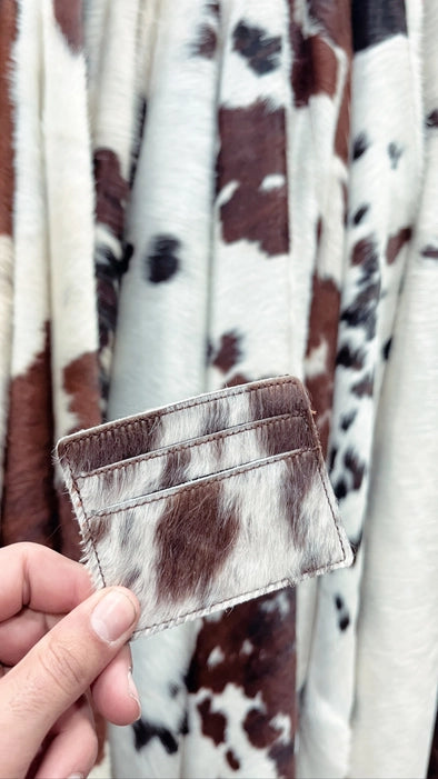 COWHIDE CREDIT CARD HOLDER/WALLET