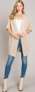 Lightweight Short Sleeve Kimono Sweater Cardigan