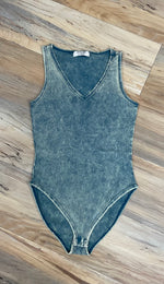 Load image into Gallery viewer, Paula Mineral Wash Bodysuit
