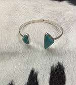 Load image into Gallery viewer, Kingman Turquoise Cuff Flying B Collection
