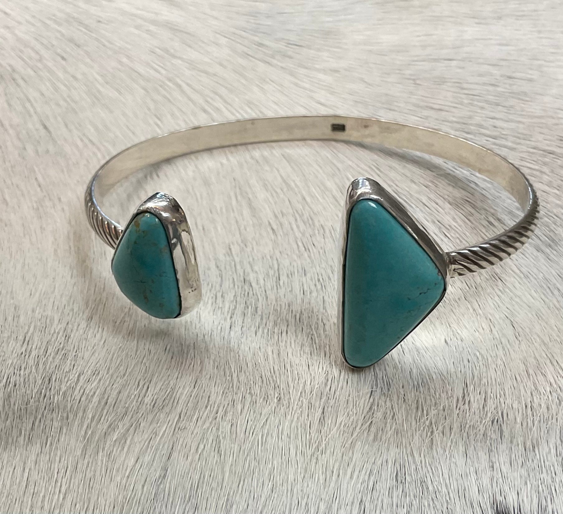 Kingman Turquoise Cuff Flying B Collection