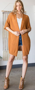 Lightweight Short Sleeve Kimono Sweater Cardigan