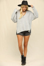 Load image into Gallery viewer, Alyssa Plush Oversized Sweater
