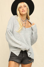 Load image into Gallery viewer, Alyssa Plush Oversized Sweater
