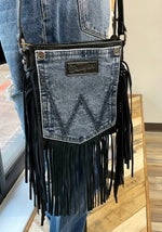 Load image into Gallery viewer, Wrangler Pocket Crossbody with Fringe Purse
