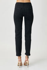 Load image into Gallery viewer, Mindy Midrise Button Down Slim Tapered Jeans Plus
