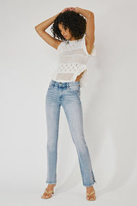 Kimberly Mid Rise Boot Cut Jeans Plus